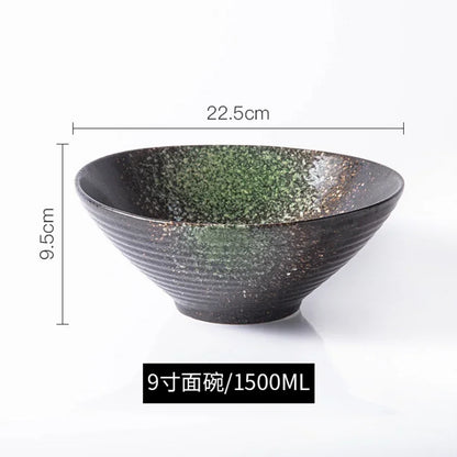 Ramen Bowl Japanese Tableware Noodle Ceramic Soup Tableware