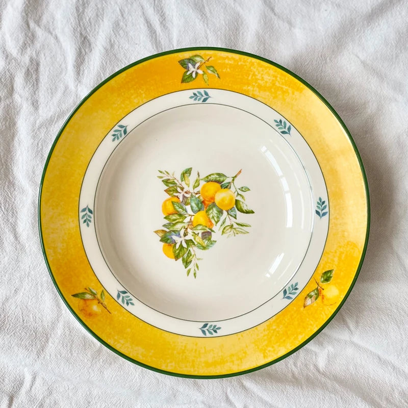 Western tableware set, steak dinner plate, yogurt bowl, viewing plate, afternoon tea, cake plate