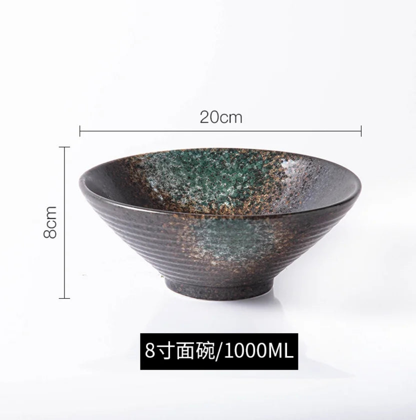 Ramen Bowl Japanese Tableware Noodle Ceramic Soup Tableware