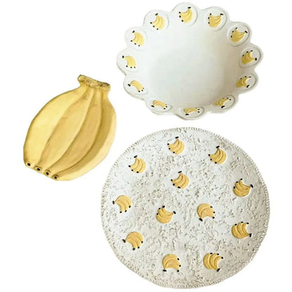Pet ceramic tableware household rice bowl soup bowl salad plate