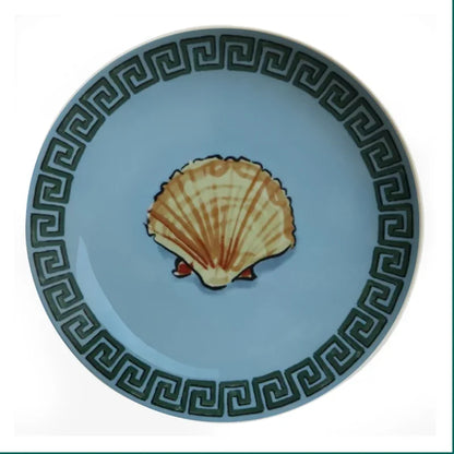 Ceramic Decor Plate Italian Poseidon Journey Plate Home Living Room Bedroom Background Wall Hanging Ornaments