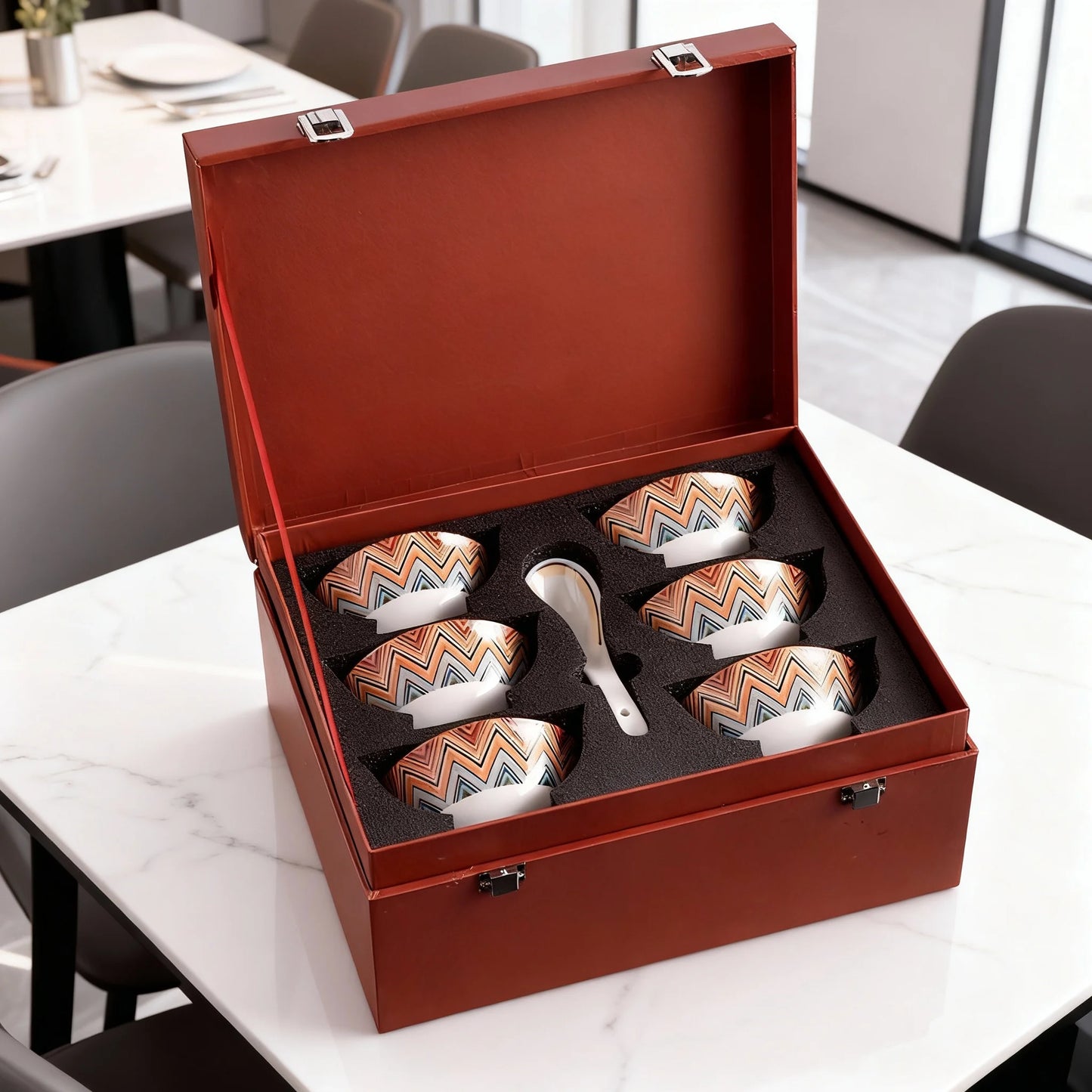 Luxury Home Coffee Set Complete with Espresso Cups Saucers Tea Mugs Plates Bowls Dessert Dishes Tableware Ceramic Cup