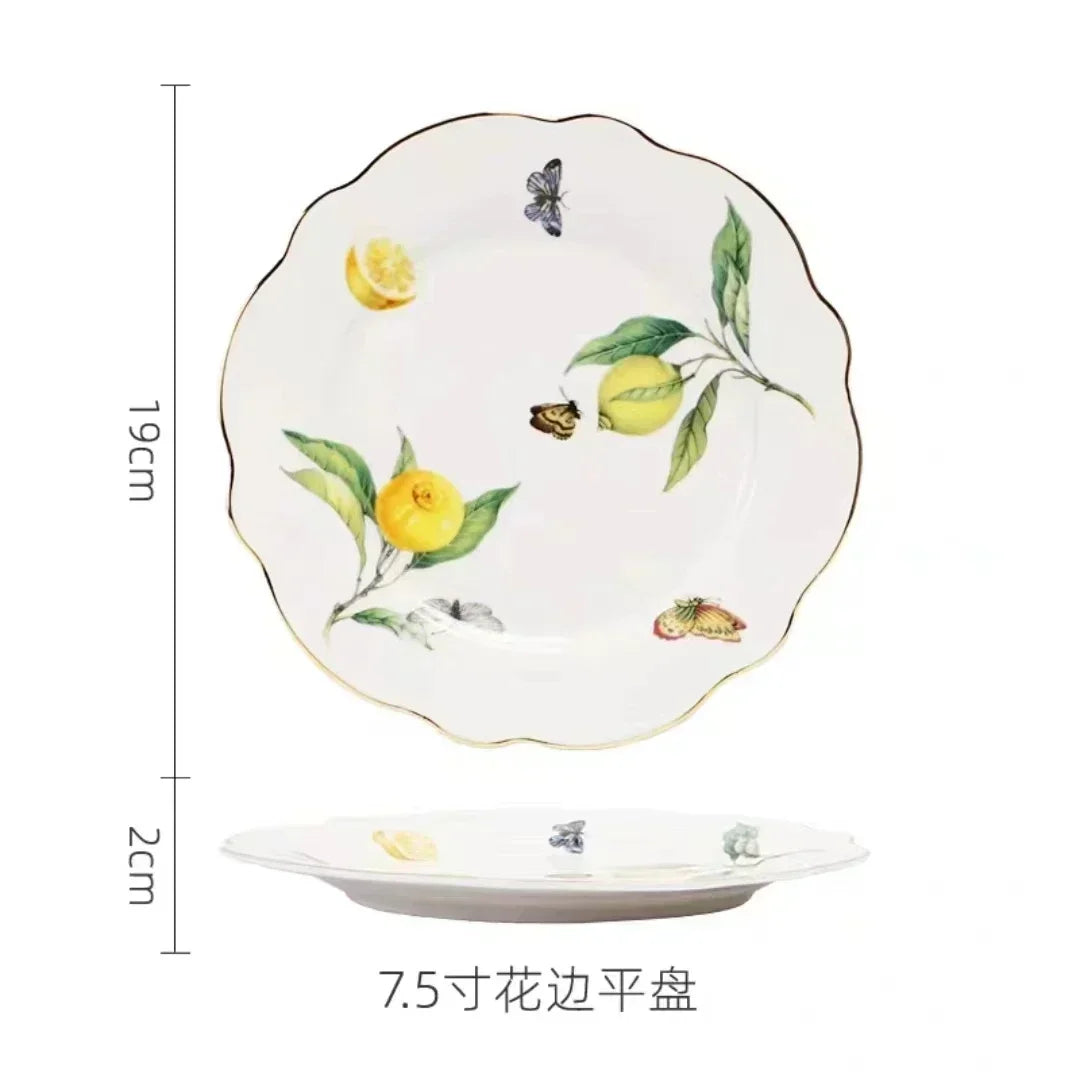 Ceramic Steak Plate European Western Food  Home Internet Celebrity  Nordic Creative Breakfast Plate Tableware