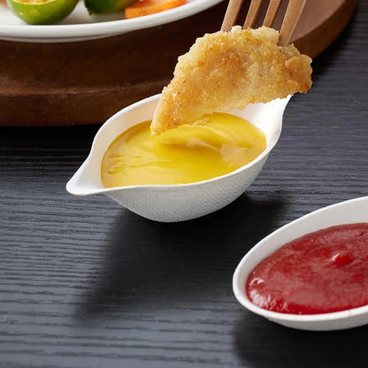 50 Pcs Dessert Plate High-quality Trays Serving Home Plates Water Drop Disposable Fruit Dinner Dishes Paper