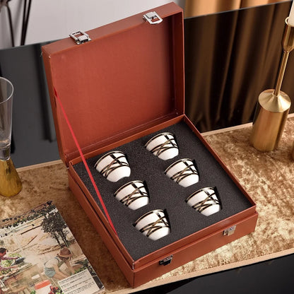 Luxury Home Coffee Set Complete with Espresso Cups Saucers Tea Mugs Plates Bowls Dessert Dishes Tableware Ceramic Cup