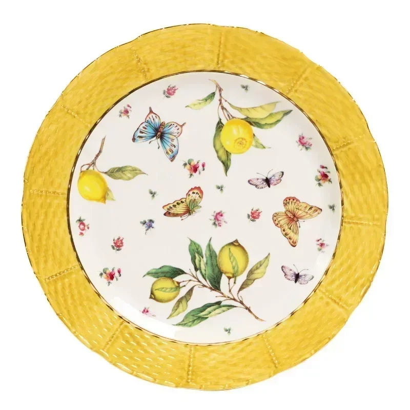 Ceramic Steak Plate European Western Food  Home Internet Celebrity  Nordic Creative Breakfast Plate Tableware