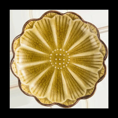 Japanese Ceramic Plate Home Desktop Snack Plates Retro Kiln Glaze Barbecue Mini Dipping Dish Sashimi Sushi Soy Sauce Dishes New