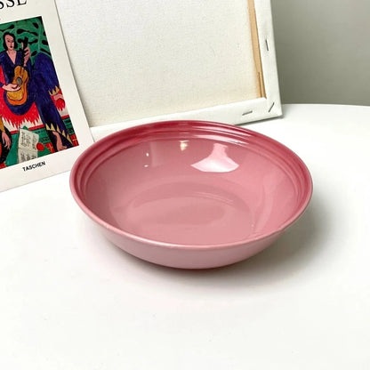 7 Inches Ceramic Bowl,Porcelain Kitchen Tableware Plate,Round Noodle Ramen Salad Cereal Pasta Bowls,Microwave Oven Safe 18cm
