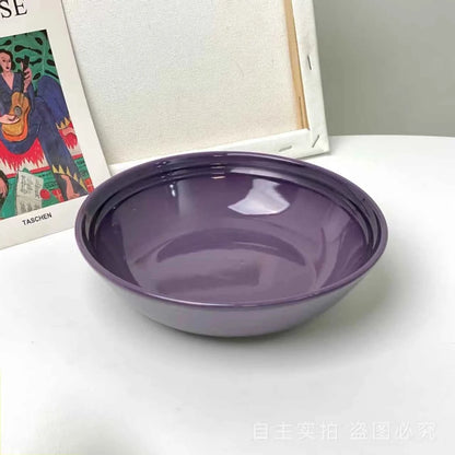 7 Inches Ceramic Bowl,Porcelain Kitchen Tableware Plate,Round Noodle Ramen Salad Cereal Pasta Bowls,Microwave Oven Safe 18cm