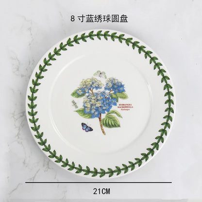 Ceramic disc, high-end breakfast, home hotel appearance, size, tableware, vegetable plate