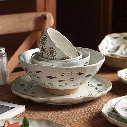 Friendly Birthday Dinner Sets Design Aesthetic Elegant Christmas Luxury Dishes Set Ceramic Italian Bajilla Ceramica Dinner Set