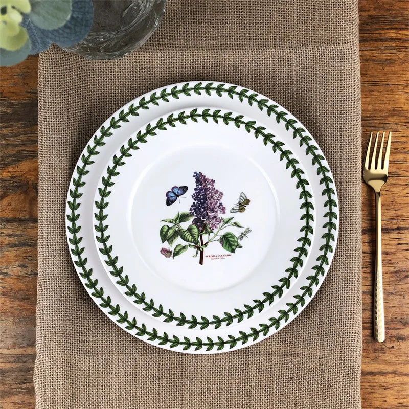 Ceramic disc, high-end breakfast, home hotel appearance, size, tableware, vegetable plate