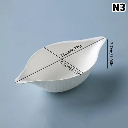 50 Pcs Dessert Plate High-quality Trays Serving Home Plates Water Drop Disposable Fruit Dinner Dishes Paper
