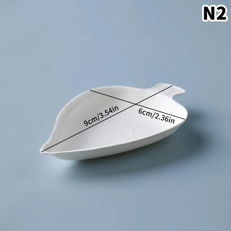50 Pcs Dessert Plate High-quality Trays Serving Home Plates Water Drop Disposable Fruit Dinner Dishes Paper