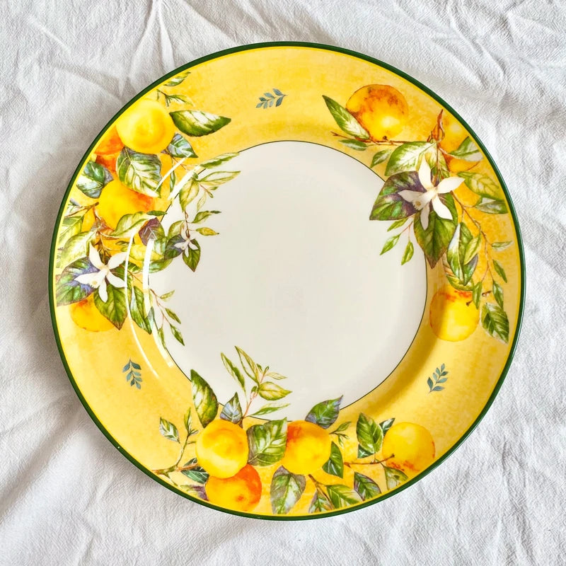 Western tableware set, steak dinner plate, yogurt bowl, viewing plate, afternoon tea, cake plate