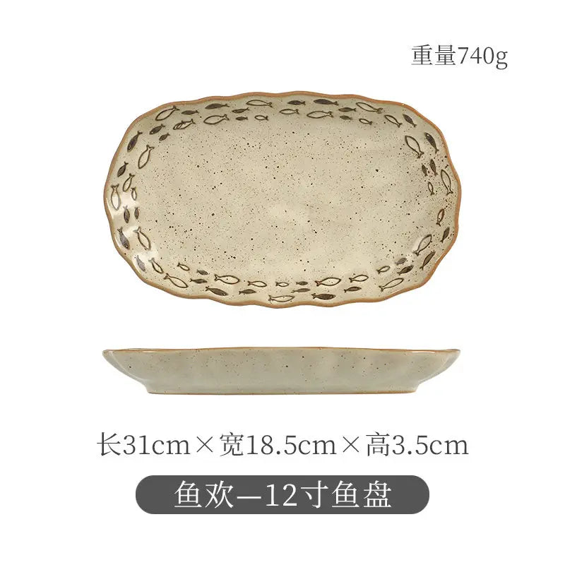 Friendly Birthday Dinner Sets Design Aesthetic Elegant Christmas Luxury Dishes Set Ceramic Italian Bajilla Ceramica Dinner Set