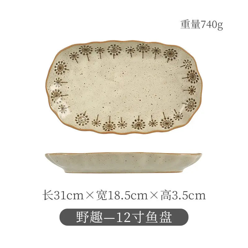 Friendly Birthday Dinner Sets Design Aesthetic Elegant Christmas Luxury Dishes Set Ceramic Italian Bajilla Ceramica Dinner Set