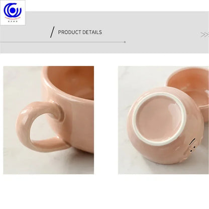 Cute dish set ceramic Japanese cartoon tableware household creative personality