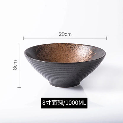 Ramen Bowl Japanese Tableware Noodle Ceramic Soup Tableware